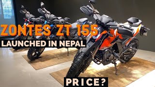 ZONTES ZT 155 U1 PRICE IN NEPAL TEST RIDE AND REVIEW [upl. by Fadil882]