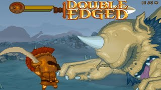 Double Edged HD Full Walkthrough All levels All Bosses Nitrome Flash Games 1080p [upl. by Marchall]