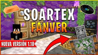 🔥SOARTEX FANVER para Minecraft pe 11812 NUEVA VERSIÓN para Minecraft bedrock 118 [upl. by Takakura]