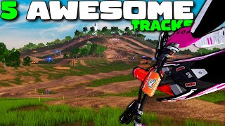 TOP 5 FORGOTTEN FREE TRACKS in MX BIKES [upl. by Weatherley992]