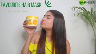 My Current Favourite Hair Mask  New Garnier Fructis Hair Food 3in1 Mask Demo amp Review [upl. by Eatnoled]