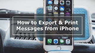 How to Print Text Messages from iPhone Easy Stepbystep Tutorial [upl. by Yelime614]