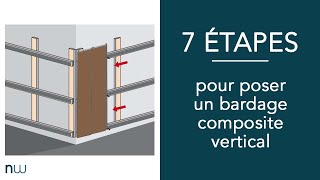 7 étapes pour poser un bardage composite vertical [upl. by Golden]