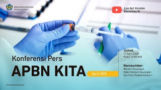 LIVE  Konferensi Pers APBN KITA April 2020 1704 [upl. by Jessie]