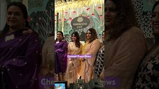 Actress Sneha Inaugurates quotSashwatha Cafequot at Chamiers Road Nandanam [upl. by Kooima]