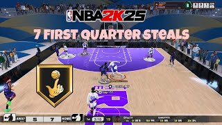 FUNNIEST 1ST QUARTER NBA REC 2k25 7 STEALS [upl. by Beattie]