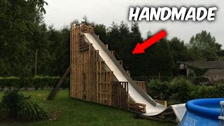 TOP 5 Insane HOMEMADE WATER SLIDES  Crazy DIY Water Slides [upl. by Piane669]