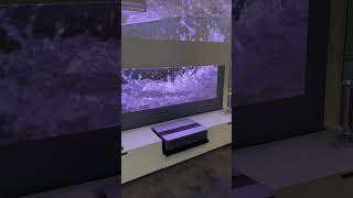 🎉New experience of home technology enjoy a visual feast homedecor hometheaterprojectorscreens [upl. by Erelia]