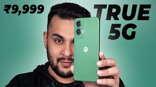 5G Phone with GOOD Display from MOTO  Under ₹10000 [upl. by Even572]