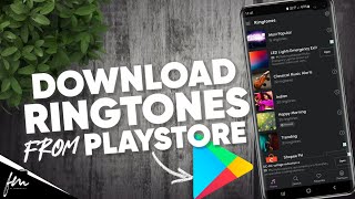 How to download Ringtones on Android from Playstore [upl. by Kiona]