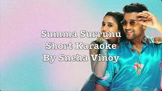 Summa Surrunu  Karaoke w Lyrics Video  Etharkkum Thunindhavan  Suriya  Sun Pictures  DImman [upl. by Ahsimit]