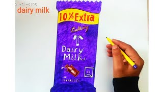 Dairy Milk ChochlateDrawing [upl. by Ayalahs]