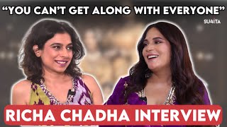 Richa Chadha Exclusive INTERVIEW on Heeramandi and more with Sucharita Tyagi  Netflix [upl. by Lehteb]