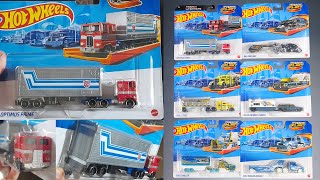 Hot Wheels x Transformers Truck Fleet G1 Optimus Prime InHand Images  Case Wave Breakdown [upl. by Noived641]