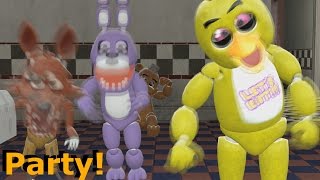 FNAF SFM Five Nights at Freddys Baby Foxy  Birthday Party [upl. by Kursh566]