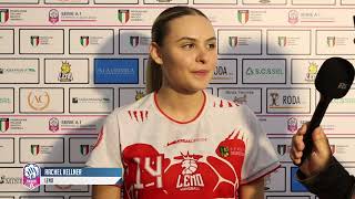 Intervista post Partita Handball Leno  Mezzocorona  Rachel Kellner [upl. by Jackqueline]