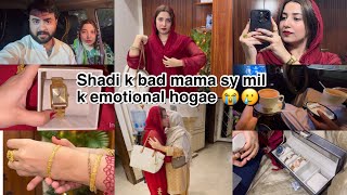 SHADI K BAD MAMA SY MIL K EMOTIONAL HOGAE 😭 SHOPPING FOR MY NEW ROOM AT SUSRAL ❤️ [upl. by Lefton]