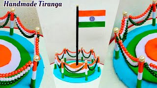 🇮🇳 Tiranga banane ka tarika  Indian Tricolour flag making paper Craft  तिरंगा झंडा बनाने का तरीका [upl. by Anaehr]