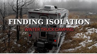 This is Why I Enjoy Winter Camping in a Truck Camper [upl. by Neeroc]