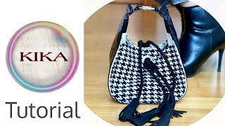 BORSA in stoffa fai da te  DIY tutorial BAG  come cucire una BORSA di stoffa [upl. by Roti]