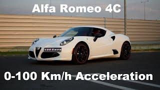 S2E11 Alfa Romeo 4C  Cinematic amp Acceleration 0100 Kmh [upl. by Smailliw]