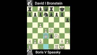 David I Bronstein vs Boris V Spassky Date 1960 [upl. by Adnalro]