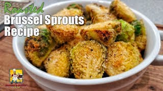 Roasted Brussel Sprouts Recipe  Side Dish [upl. by Vanny]