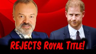 Graham Norton REJECTS Royal Title Prince Harry KICKED OFF Show After Shocking Request [upl. by Carrington]