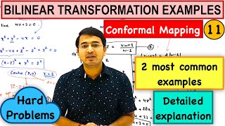 Bilinear Transformation examples Conformal Mapping lecture11 [upl. by Cayla617]