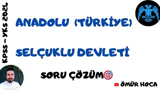 KPSS  YKS 2024 TARÄ°H  ANADOLU TÃœRKÄ°YE  SELÃ‡UKLU DEVLETÄ° 1 BEYLÄ°KLER DÃ–NEMÄ°  SORU Ã‡Ã–ZÃœM [upl. by Holmes]