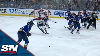 Colton Parayko Drills The OneTimer To Get The Blues On The Scoreboard In Game 3 [upl. by Brietta]