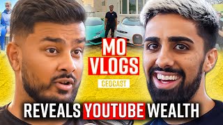 Mo Vlogs Reveals His YouTube Money Inspired by Mr Beast Relationships amp More  CEOCAST EP 101 [upl. by Anibur]