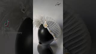 Bridal headwear fascinator music SouthStreet24Media millinery handmade craft [upl. by Idalina]