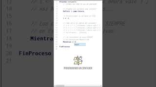 🟡 PSeInt  Uso de Contadores en Programación y Algoritmos pseint algoritmo [upl. by Southard]