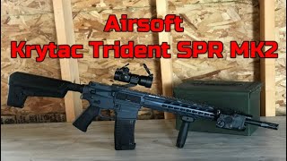 Airsoft Krytac Trident SPR MK2 Review  Best stock AEG [upl. by Ydneh]