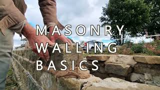 Masonry Walling Basics [upl. by Adnic]