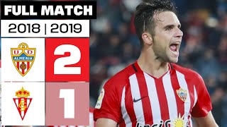 UD Almería 21 Real Sporting  PARTIDO COMPLETO  LALIGA HYPERMOTION 20182019 [upl. by Aidnahs672]