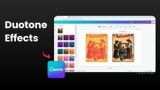 How to Apply Duotone in Canva [upl. by Ribal]