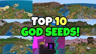 👉Top 10 Best Seeds for Minecraft 121 Bedrock [upl. by Ashraf]