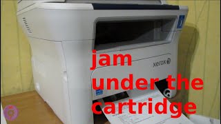 Xerox WorkCentre 3220 jam under the cartridge Fix without expensive repairs [upl. by Tiff]