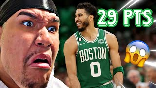 Reacting To Boston Celtics vs Philadelphia 76ers  Full Game Highlights [upl. by Neelram]