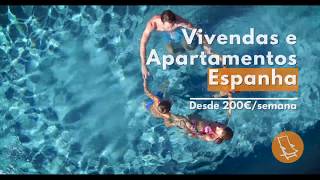 Vivendas e apartamentos para alugar  FeriasEspanhapt [upl. by Ggerg775]