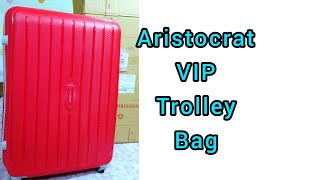 aristocrat vip trolley bag review  aristocrat trolley bag review bengali [upl. by Eadahs]