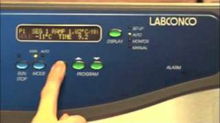 Programming the Labconco FreeZone Stoppering Tray Dryer [upl. by Uela488]