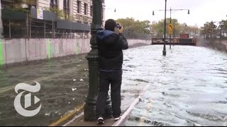 Hurricane Sandys Impact on Lower Manhattan  The New York Times [upl. by Caputto]