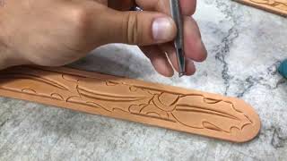 Tooling Oak Leaves and Acorns [upl. by Kinelski]