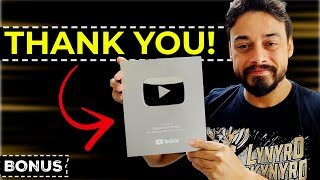 100k Subscribers Thank You All New Silver Play Button 2024 [upl. by Maletta]