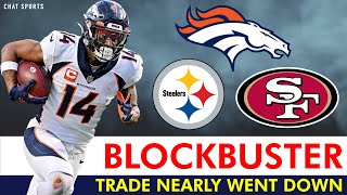 Broncos Rumors Denver NEARLY Involved In Blockbuster NFL Trade With Brandon Aiyuk [upl. by Nylasor234]