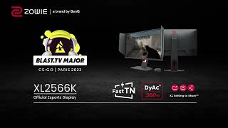 ZOWIE XL2566K  Official Esports Display BLASTtv Paris Major [upl. by Earised747]