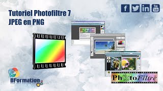 Tutoriel Photofiltre 7 JPEG en PNG [upl. by Seugirdor]